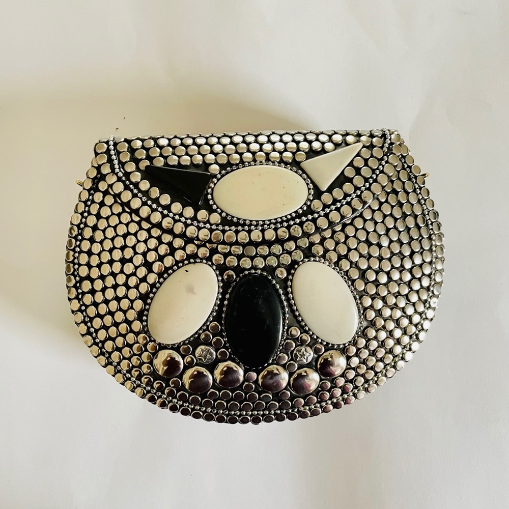 Studded Metal Purse